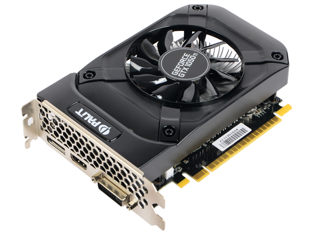 

Видеокарта 4096Mb Pallit GeForce GTX1050Ti StormX PCI-E PA-GTX1050Ti StormX 4G Retail