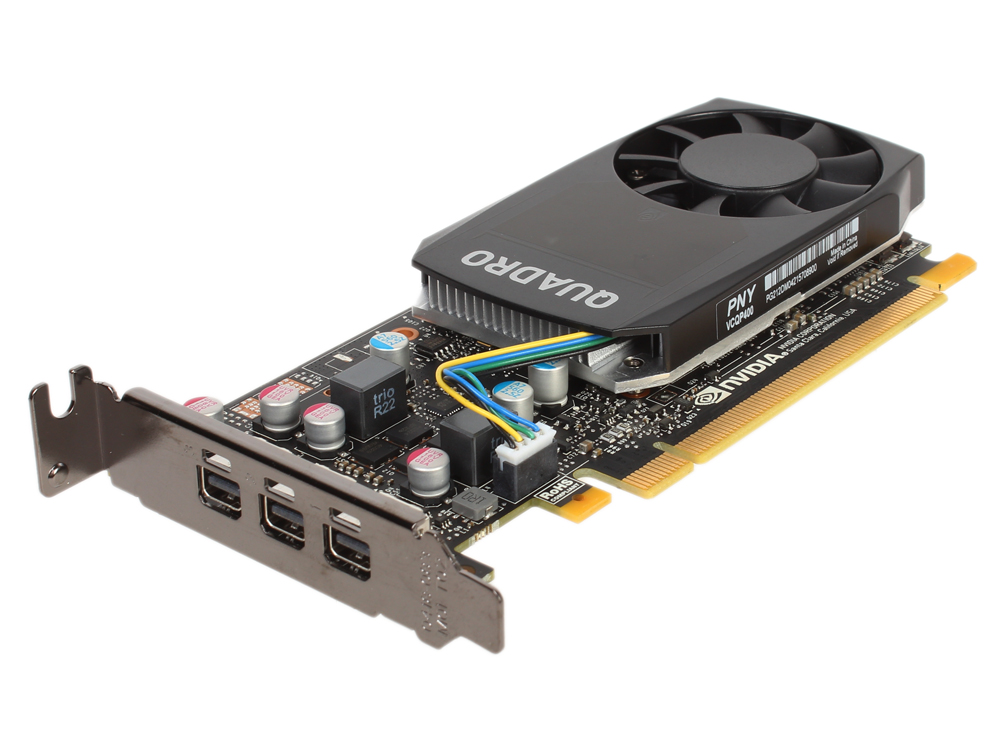 

Видеокарта PNY Quadro P400 VCQP400DVI-PB 2048Mb