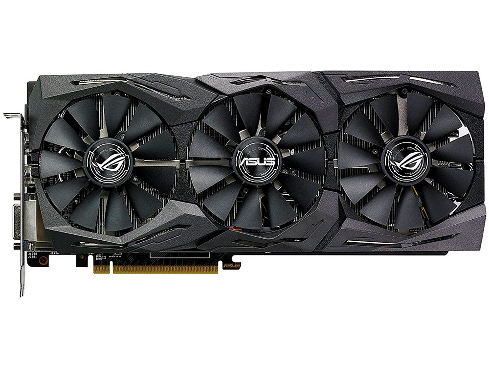 

Видеокарта ASUS Radeon RX 580 ROG-STRIX-RX580-O8G-GAMING 8Gb 1360 MHz AMD RX 580/GDDR5 8000Mhz/256bit/PCI-E 16x/DP, HDMI, DVI