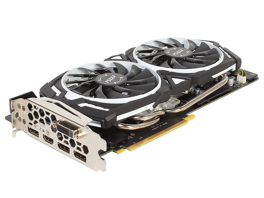 

Видеокарта MSI GTX 1070 Ti ARMOR 8G 1607Mhz NVIDIA GTX1070 Ti/GDDR5/8008Mhz/256 bit/PCI-E/DVI,DP,HDMI