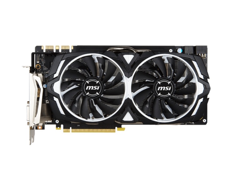 

Видеокарта 8Gb <PCI-E> MSI GTX 1080 ARMOR 8G OC <GTX1080, GDDR5, 256bit, HDCP, DVI, HDMI, 3xDP, Retail>
