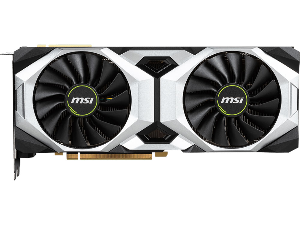 

Видеокарта MSI GeForce RTX 2080 Ti VENTUS 11G 8GB 1545 MHz NVIDIA RTX 2080 Ti/GDDR6 14000MHz/352bit/PCI-E/USB Type-C, HDMI, DPx3