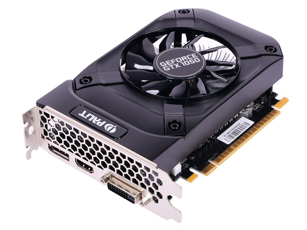 

Видеокарта Palit GeForce GTX1050 PA-GTX1050 StormX 3GB 1392 MHz