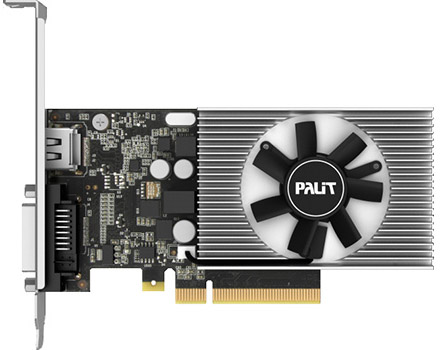 

Видеокарта Palit GeForce GT1030 PA-GT1030 2GD4 2GB 1151 MHz