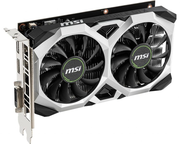 Видеокарта MSI GTX 1650 VENTUS XS 4G OC 4Gb NVIDIA GTX 1650/GDDR5 8 000Mhz/128bit/PCI-E 16x/DP, HDMI, DVI-D asus gtx 650 dc 1gd5 original graphics cards gtx650 dc 1gd5 128 bit gddr5 video card vga 2 dvi hdmi for nvidia geforce gtx 650