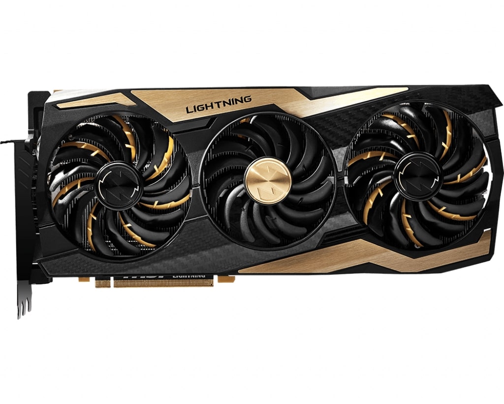 

Видеокарта MSI RTX 2080 Ti LIGHTNING 11Gb 1 350 MHz NVIDIA RTX 2080 Ti/GDDR6 14 000Mhz/352bit/PCI-E 16x/DP, HDMI