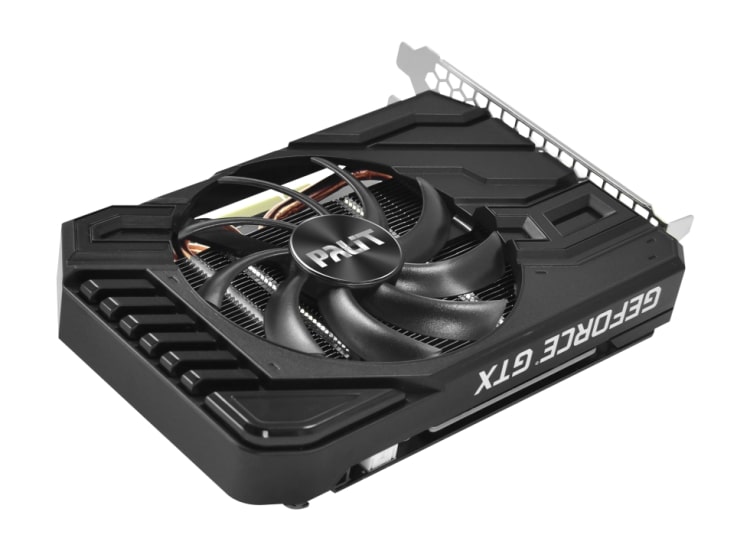 

Видеокарта Palit GTX1660 StormX 6Gb 1 530 MHz NVIDIA GTX 1660/GDDR5 8 002Mhz/192bit/PCI-E 16x/DP, HDMI, DVI