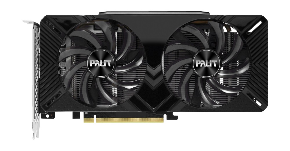 

Видеокарта Palit PA-RTX2060 DUAL 6G 6Gb 1365 MHz NVIDIA RTX 2060/GDDR6 14 000Mhz/192bit/PCI-E 16x/DP, HDMI, DVI-D