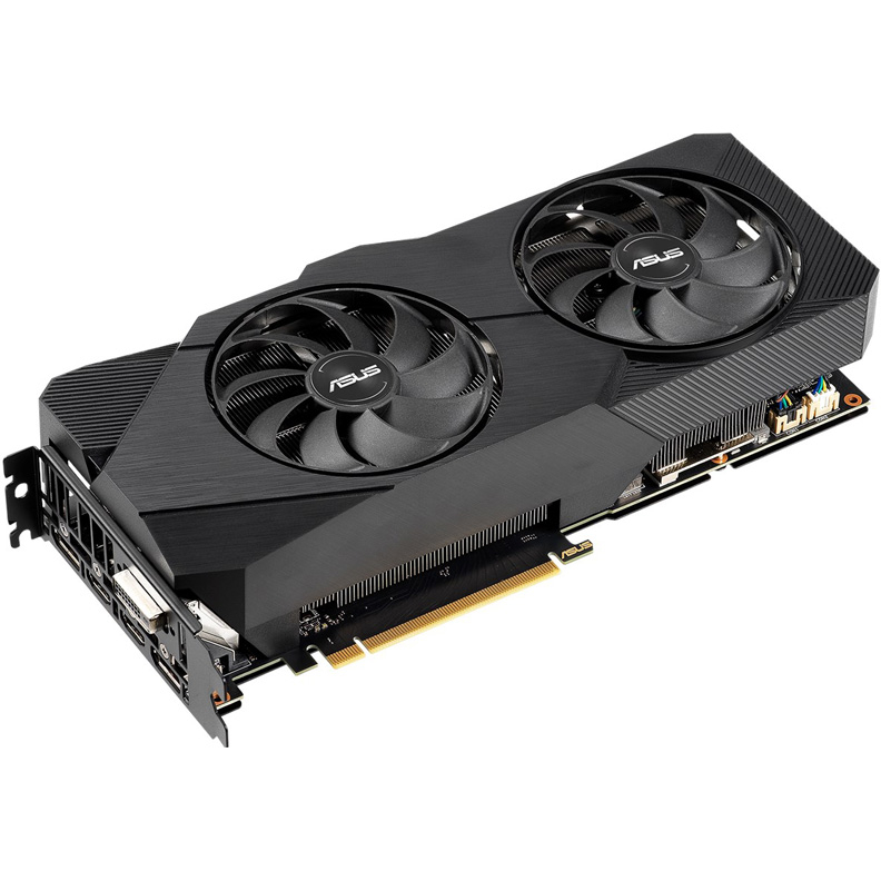 

Видеокарта ASUS GeForce RTX2060 SUPER Dual EVO Advanced Edition DUAL-RTX2060S-A8G-EVO 8Gb 1470 MHz NVIDIA RTX 2060 SUPER/GDDR6 14 000Mhz/256bit/PCI-E 16x/DP, HDMI, DVI