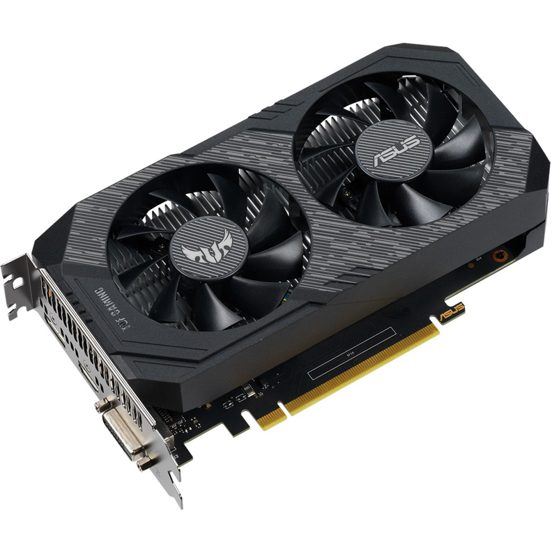 

Видеокарта ASUS GTX 1650 TUF-GTX1650-O4G-GAMING 4Gb 1 485 MHz NVIDIA GTX 1650/GDDR5 8 002Mhz/128bit/PCI-E 16x/DP, HDMI, DVI