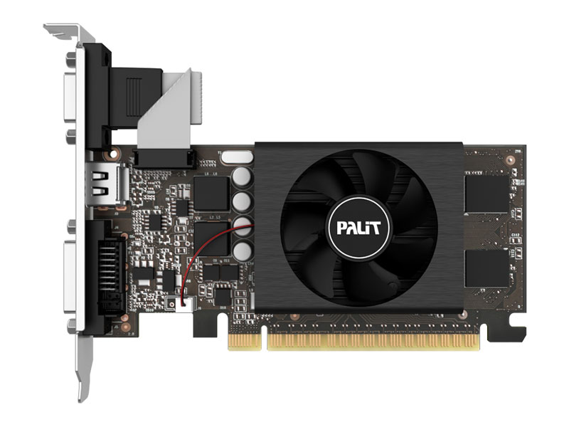 

Видеокарта Palit GeForce GT710 PA-GT710-1GD5 1Gb 954 MHz NVIDIA GT710/GDDR5 2500Mhz/64bit/PCI-E 8x/HDMI, DVI, VGA (D-Sub)
