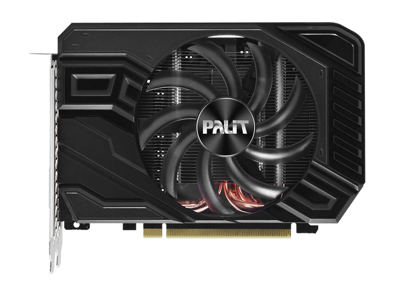 

Видеокарта Palit GeForce GTX 1660 SUPER StormX (A-GTX1660SUPER-STORMX-6G) NE6166S018J9-161F 6Gb 1785 MHz NVIDIA GeForce GTX 1660 SUPER/GDDR6 14000Mhz/192bit/PCI-E 16x/DP, HDMI, DVI