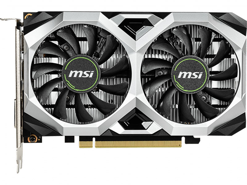 Видеокарта MSI GeForce GTX 1650 VENTUS XS 4G 4Gb 1485 MHz NVIDIA GTX 1650/GDDR5 8000Mhz/128bit/PCI-E 16x/DP, HDMI, DVI