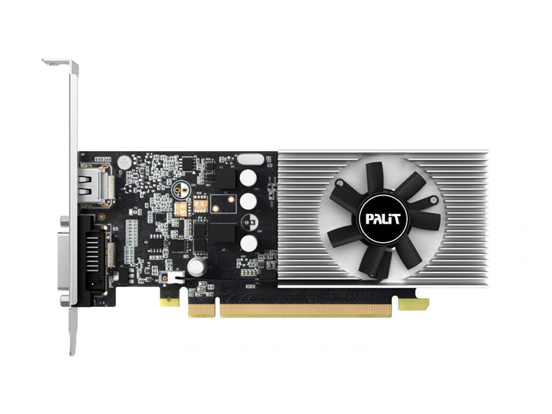 

Видеокарта Palit GeForce GT 1030 PA-GT1030 2G (NE5103000646-1080F BULK) 2Gb 1227 MHz NVIDIA GT1030/GDDR5 6000Mhz/64bit/PCI-E 4x/HDMI, DVI