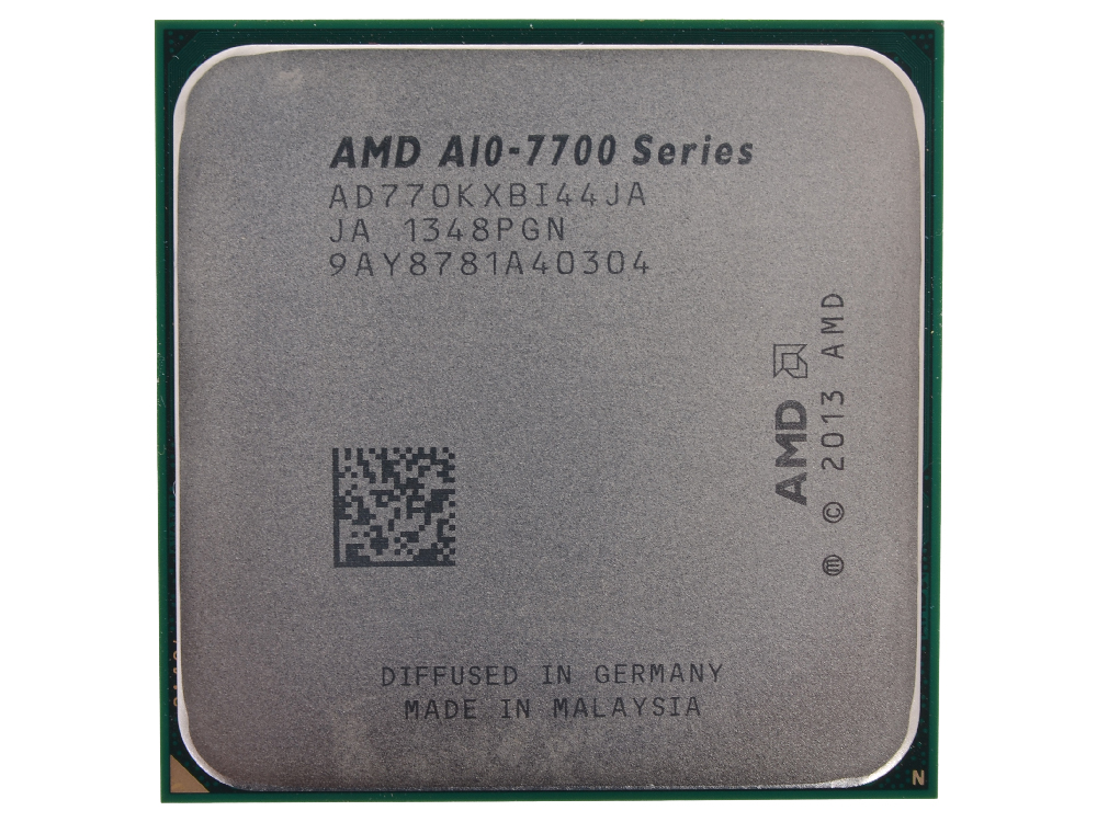 

Процессор AMD A10 7700K OEM 95W, 4core, 3.8Gh(Max), 4MB(L2-4MB), Kaveri, FM2+ (AD770KXBI44JA)
