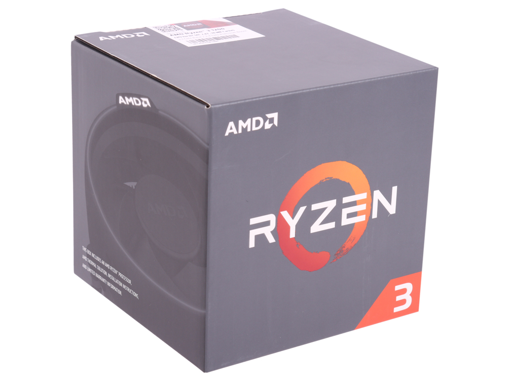 

Процессор AMD Ryzen 3 1200 BOX 65W, 4C/4T, 3.4Gh(Max), 10MB(L2-2MB+L3-8MB), AM4 (YD1200BBAEBOX)