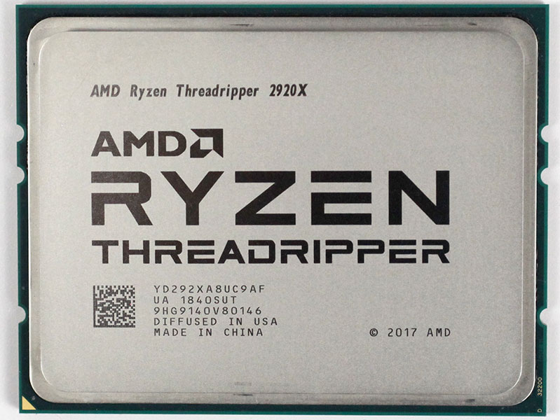

Процессор AMD Ryzen Threadripper 2920X WOF 180W, 12C/24T, 4.3Gh(Max), 38MB(L2+L3), sTR4