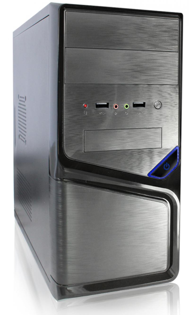 

Корпус microATX Super Power Winard 5819 450 Вт чёрный серебристый