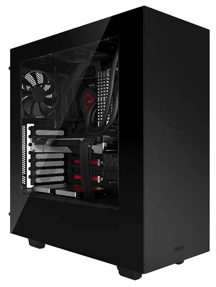 

Корпус ATX NZXT S 340 Без БП чёрный красный CA-S340MB-GR