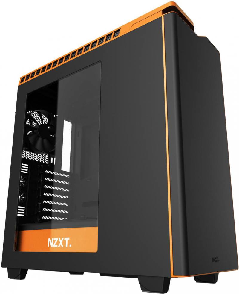 

Корпус ATX NZXT H440 Без БП чёрный оранжевый