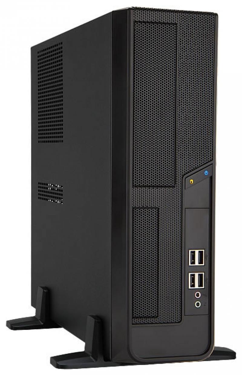 

Корпус microATX InWin BL040 300 Вт чёрный серебристый