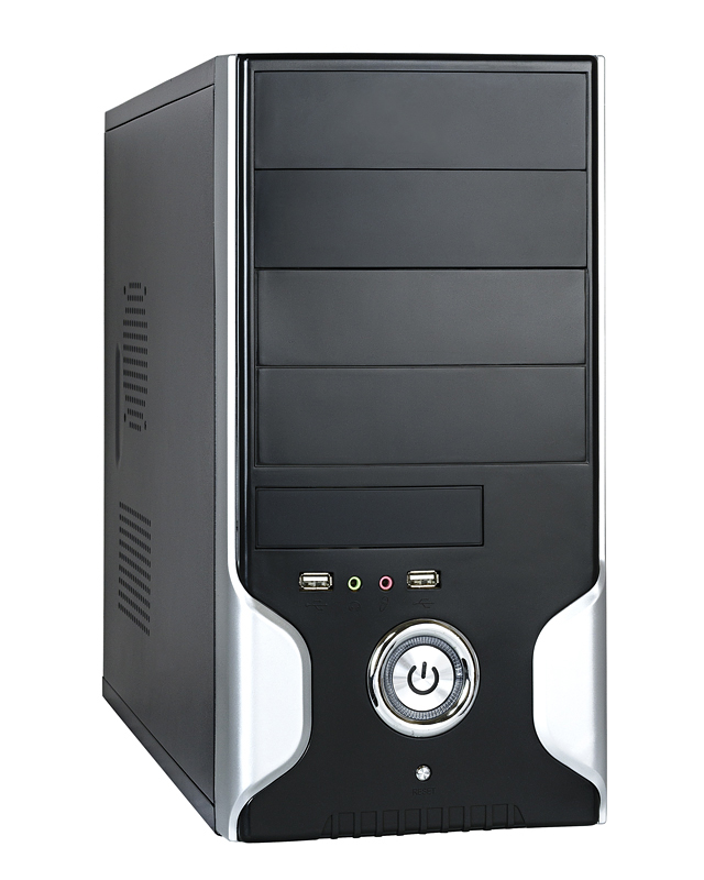 

Корпус microATX Exegate MA-363 350 Вт чёрный серебристый EX199161RUS