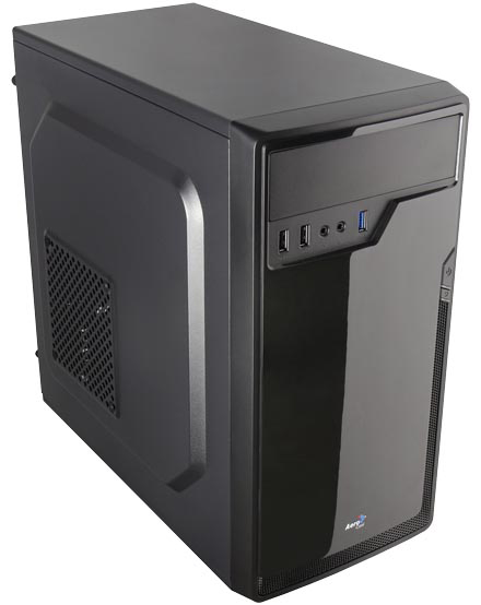 

Корпус microATX Aerocool Cs-100 Advance Black Без БП чёрный 4713105955460