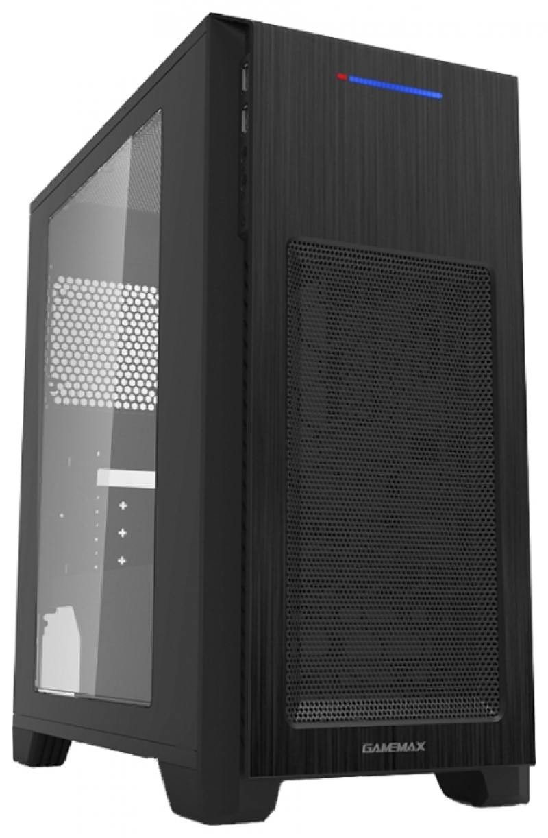 

Корпус microATX GameMax H603BK Без БП чёрный