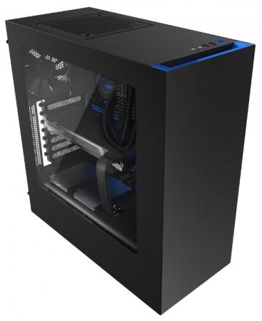 

Корпус ATX NZXT S340 Без БП чёрный синий CA-S340W-B5