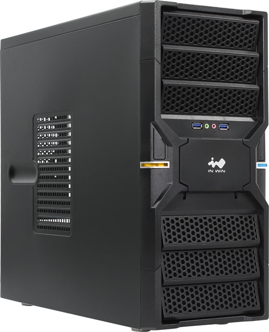 

Корпус ATX InWin EC-036BL Без БП чёрный 6120651