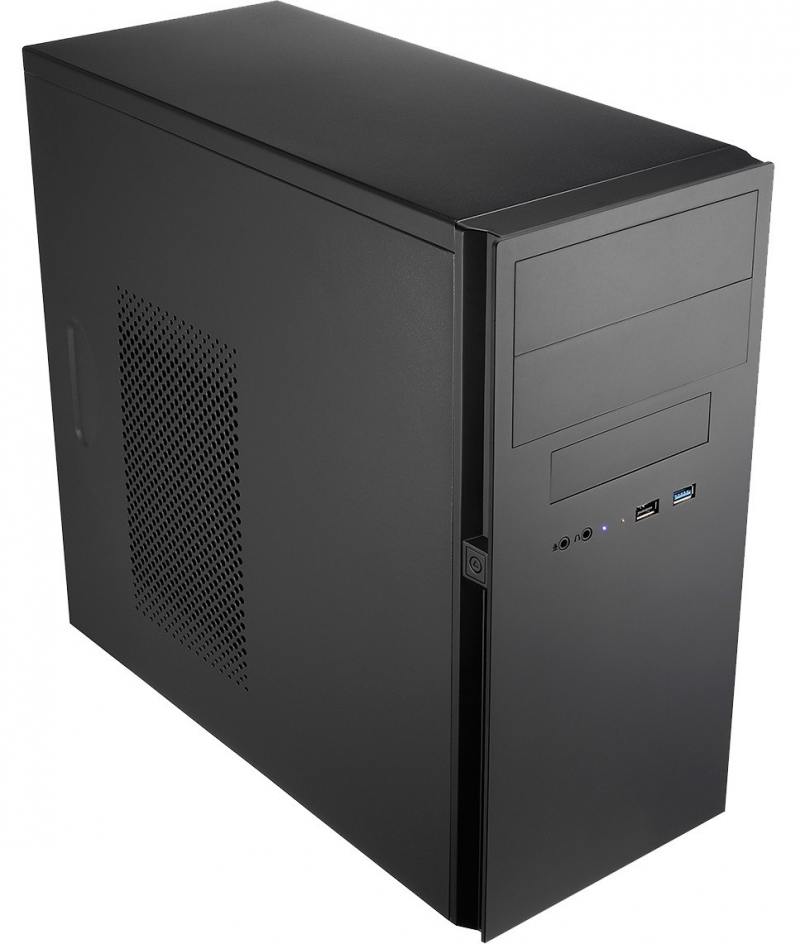 

Корпус microATX Powerman ES725BK Без БП чёрный 6120640