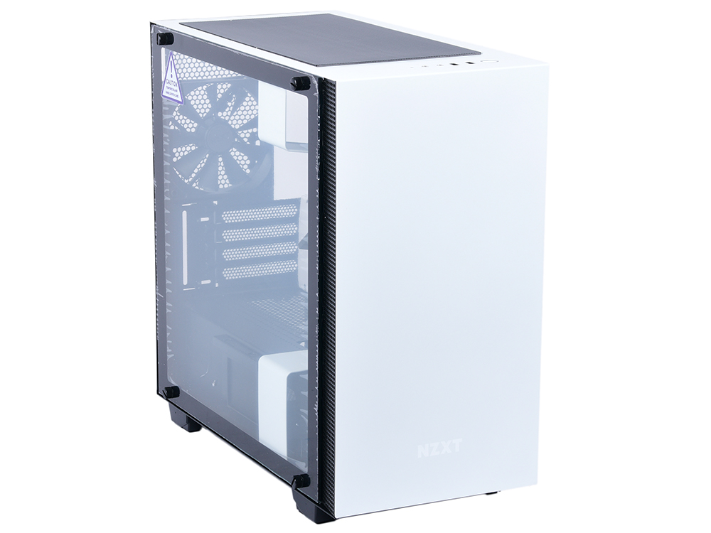 

Корпус microATX NZXT H400I Без БП белый CA-H400W-WB