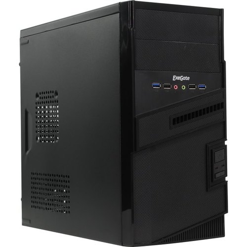 

Корпус Exegate EX271464RUS Minitower Exegate BA-112U Black, mATX, <без БП> 2*USB2.0+2*USB3.0, Audio