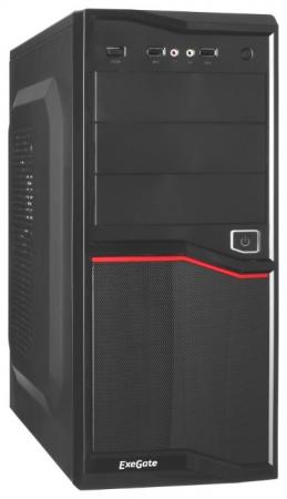 

Exegate EX267181RUS Корпус Miditower Exegate AB-220A Black, ATX, <AAA350W, 80mm>, 2*USB, Audio