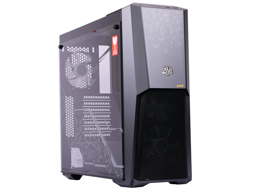 

Cooler Master MasterBox MB500, 2xUSB3.0, 3x120 RGB Fan, w/o PSU, Black, ATX, ASUS TUF edition