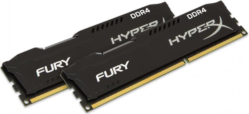 

Оперативная память Kingston HX424C15FBK2/16 DIMM 16GB (2x8GB) DDR4 PC4-19200 2400MHz DIMM 288-pin x 2/PC-19200//CL15