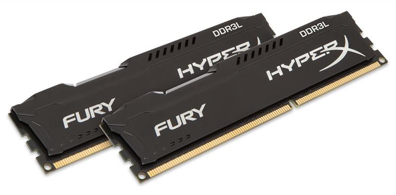 

Оперативная память Kingston HyperX Fury HX316LC10FBK2/8 DIMM 8GB (2x4Gb) DDR3L 1600MHz DIMM 240-pin/PC-12800/CL10