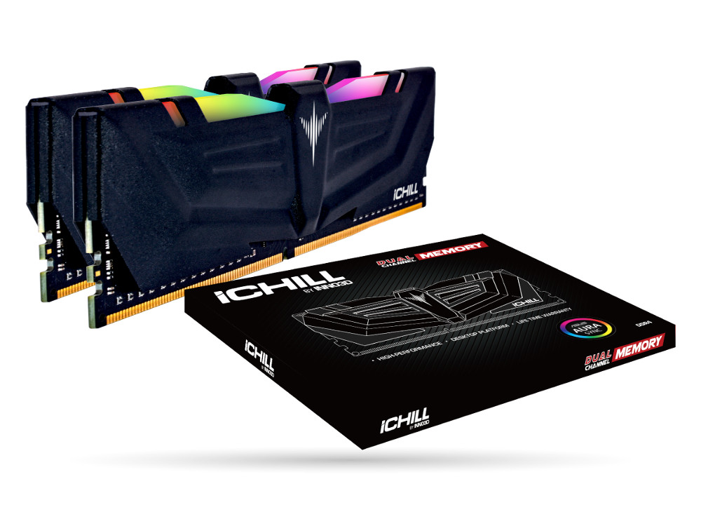 

Память DDR4 16Gb 2x8GB (pc-24000) 3000MHz Inno3D iCHILL RCX2-16G3000A CL16-18-18-36 RGB - AURA SYNC 1.35V