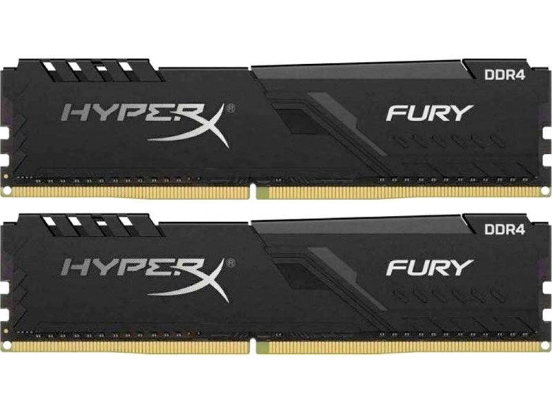 

Оперативная память Kingston HyperX FURY Black HX432C16FB3K2/8 DIMM 8GB DDR4 3200MHz DIMM 288-pin/PC-24000/CL16