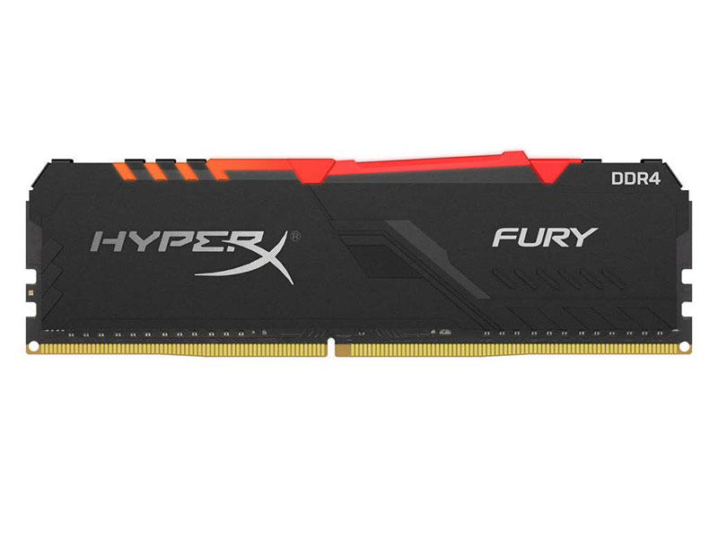 

Оперативная память Kingston HyperX FURY RGB HX426C16FB3A/16 DIMM 16GB DDR4 2666MHz DIMM 288-pin/PC-21300/CL16