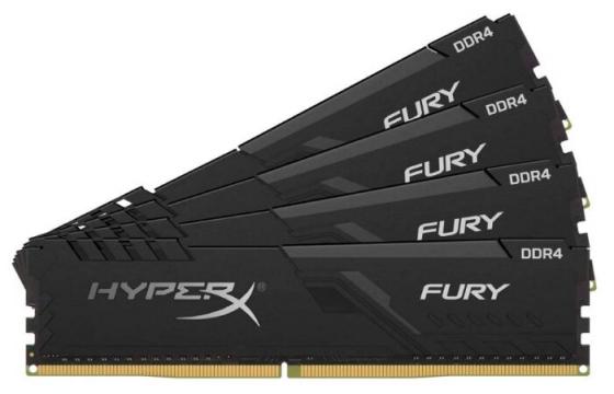 

Оперативная память Kingston HyperX FURY Black (HX424C15FB3K4/16) DIMM 16GB DDR4 2400MHz DIMM 288-pin/PC-19200/CL15