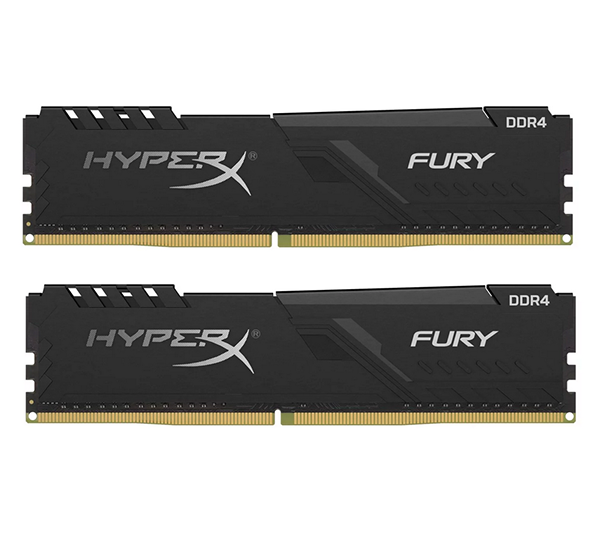 

Оперативная память Kingston HyperX Fury Black HX424C15FB3K2/16 DIMM 16GB (2x8Gb) DDR4 2400MHz DIMM 288-pin x 2/PC-19200/CL15