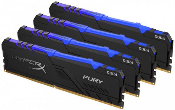 

Оперативная память Kingston HyperX Fury RGB HX436C17FB3AK4/32 DIMM 32GB (4x8Gb) DDR4 3600MHz DIMM 288-pin x 4/PC-28800/CL17