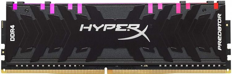 

Оперативная память Kingston HyperX Predator RGB HX440C19PB3A/8 DIMM 8GB DDR4 4000 MHz DIMM 288-pin/PC-32000/CL19