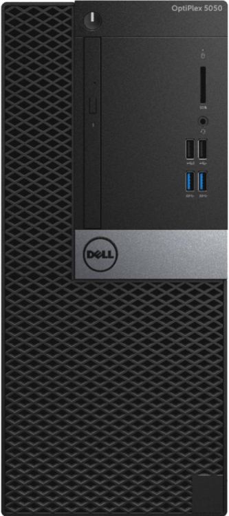 

Компьютер Dell Optiplex 5050 MT 5050-8299 Black / i7-7700 3.6GHz / 8GB / 1TB / встроенная HDG 630 / DVD-RW / Win 10 Pro