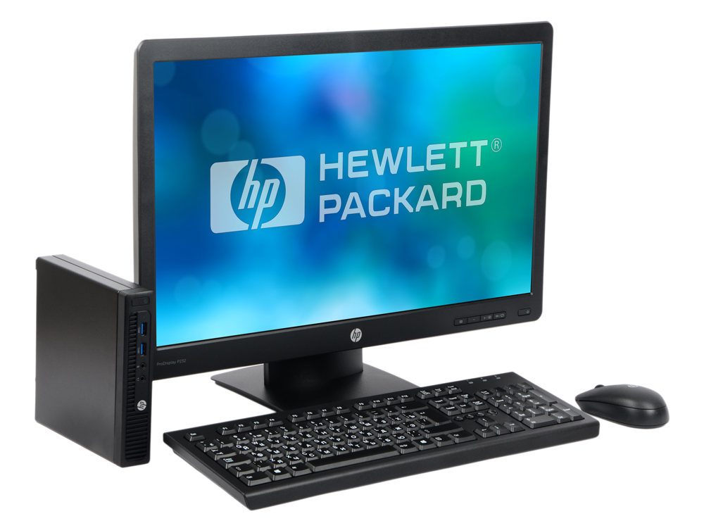 

Компьютер HP 260 G2.5 DM Bundle (2TP87ES) i3-6100U (2.3) / 4GB / 256GB SSD / Int: Intel HD 520 / WiFi / BT / Win10 Pro (Black) + монитор HP P232