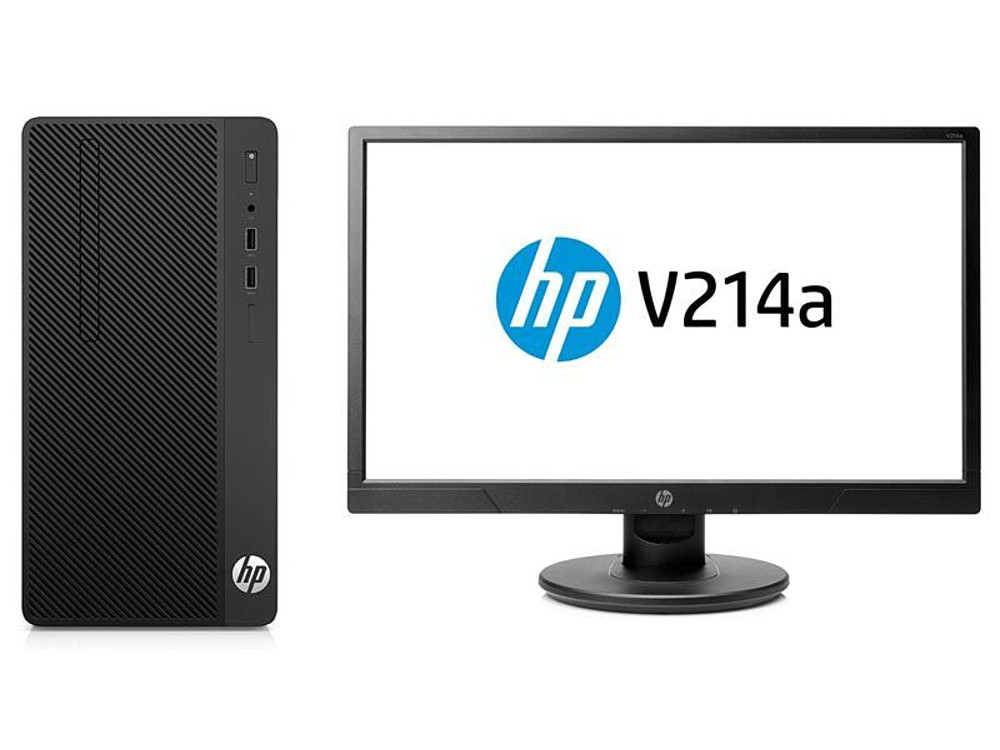

Компьютер HP Bundles 290 G1 2RU07ES черный + монитор V214 2RU07E Black / i3-7100 3.9GHz / 4GB / 1 TB / встроенная Intel HD 630 / DVD-RW / Win10Pro