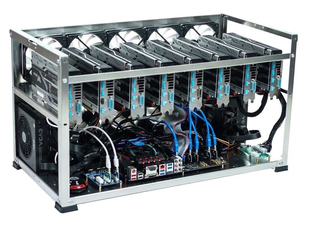 

Набор для Майнинга 0540295 >Intel® Celeron® G3930/4Gb/USB16Gb/6 * 8Gb RX570/1000W