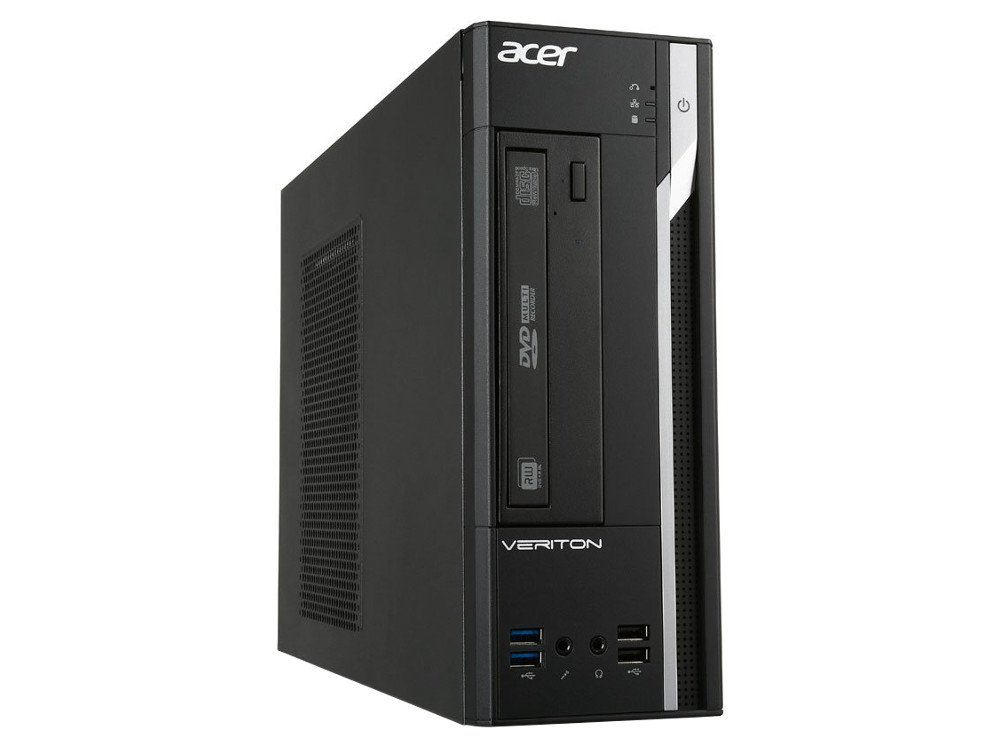 

ПК Acer Veriton X2640G (DT.VPUER.162) SFF Core i5-7500 (3.4) / 8GB / 1000GB/ Int: Intel HD630 / noODD / KB+M / Win10Pro (Black)