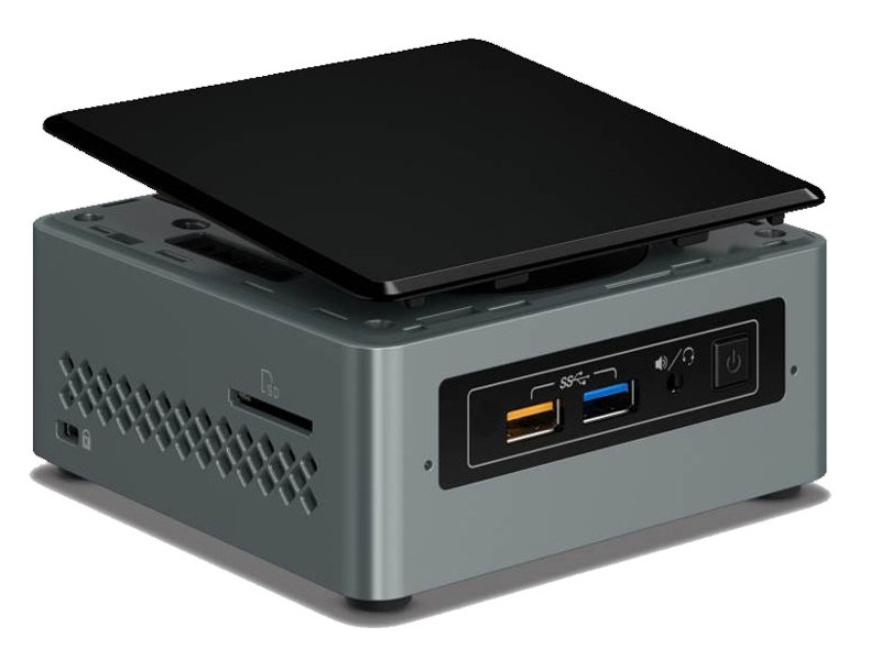 

Платформа Intel NUC (BOXNUC6CAYSAJ) Celeron J3455 (1.5) / 2GB / 32GB eMMC + 2.5" HDD / Intel HD 500 / WiFi / BT / Win10 Home